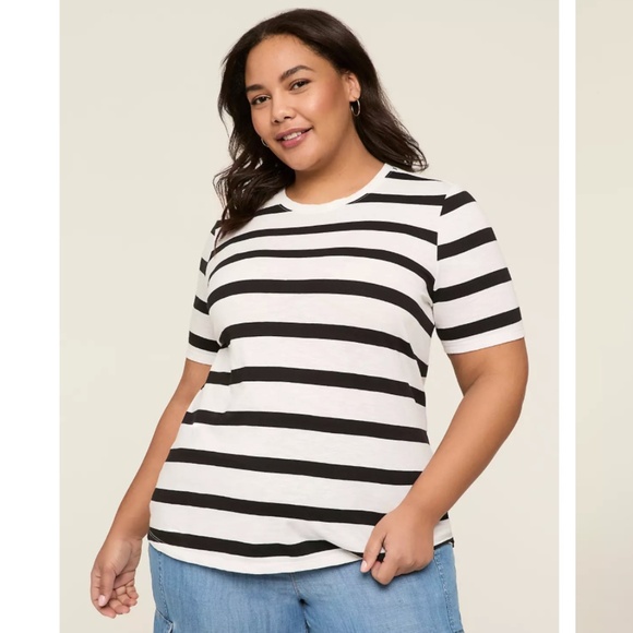 Lane Bryant Tops - Lane Bryant Perfect Sleeve Crew Neck Tee Size 18/20 NWT